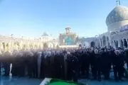 پیکر مرحومه اشرف بروجردی به خاک سپرده شد
