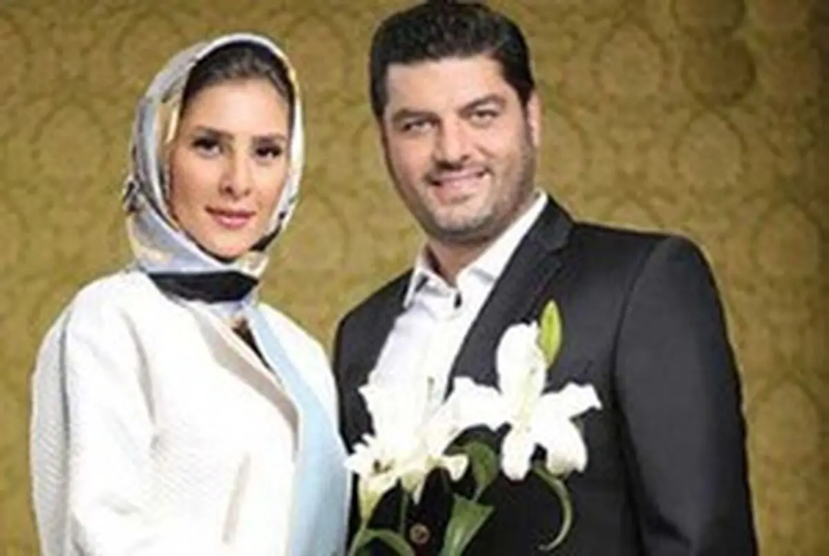 چهره شاد بازیگر مشهور درکنار همسرش/ عکس