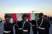 ورود پیکر سه مرزبان شهید خراسانی به فرودگاه هاشمی نژاد مشهد