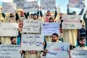 حضور دانشجویان کفن‌پوش در مراسم تشییع پیکر شهید حاج قاسم سلیمانی/عکس