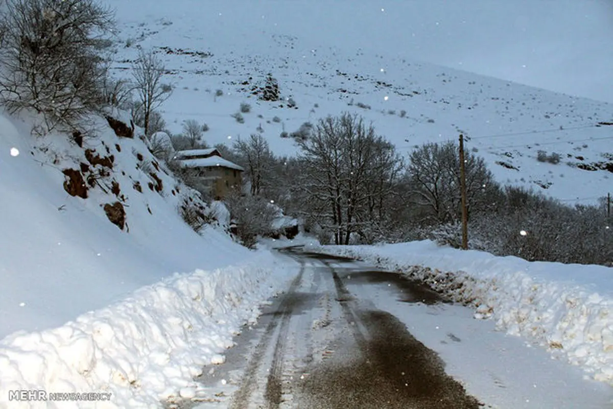 یخبندان شبانه در البرز