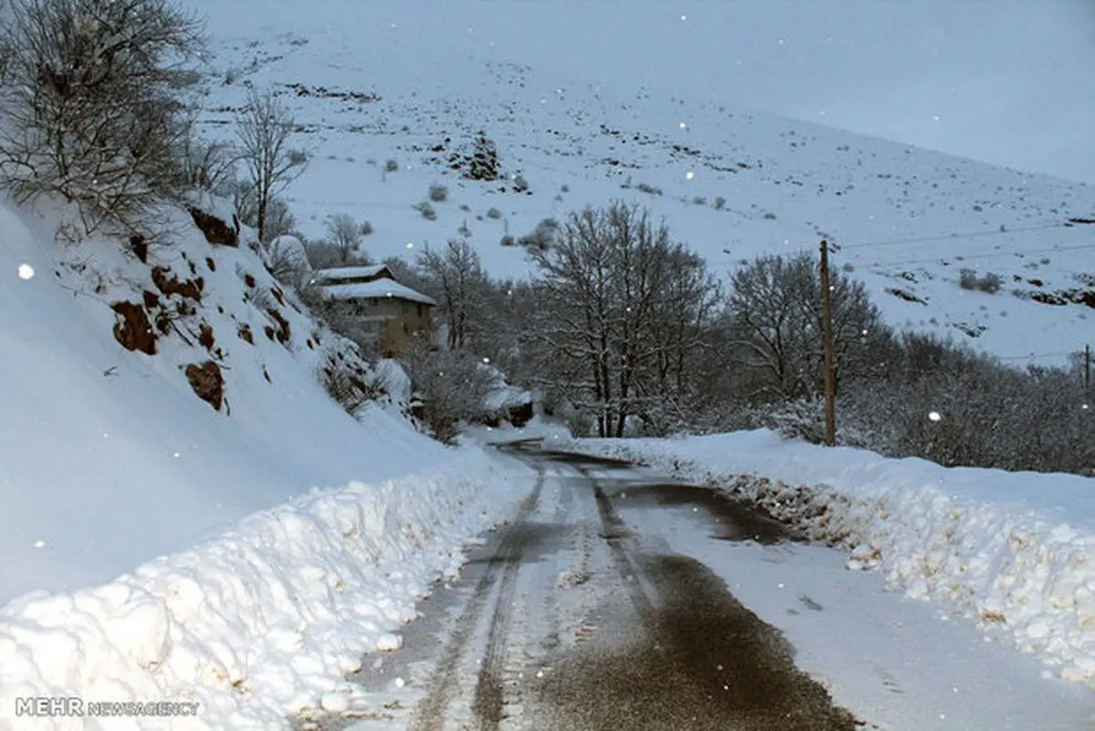یخبندان شبانه در البرز