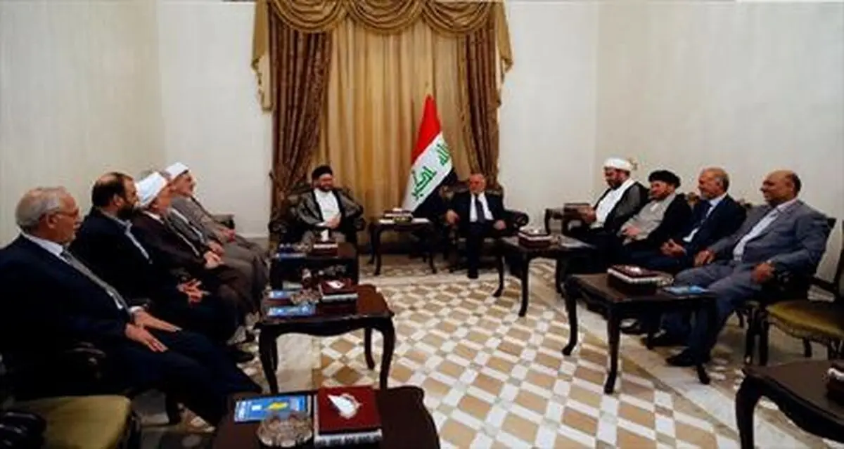 دیدار عمار حکیم با حیدرالعبادی