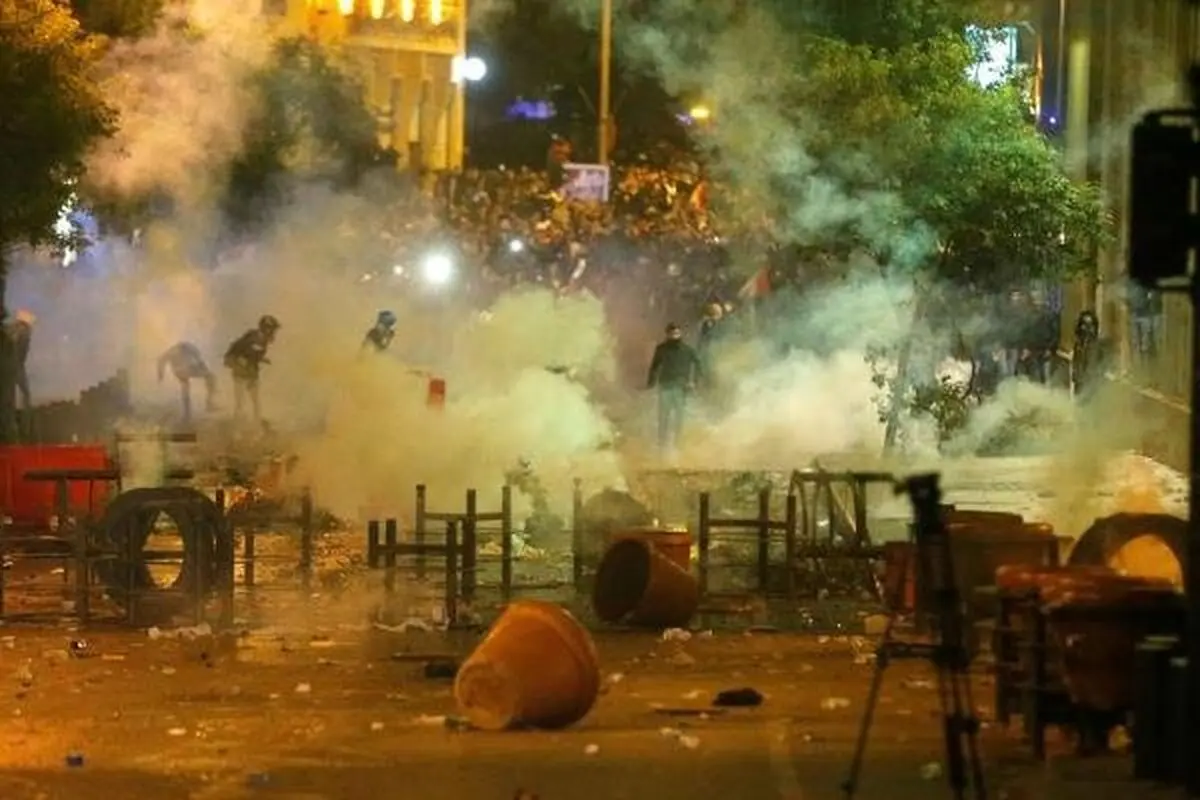 افزایش شمار زخمی های ناآرامی بیروت به ۲۲۰ نفر