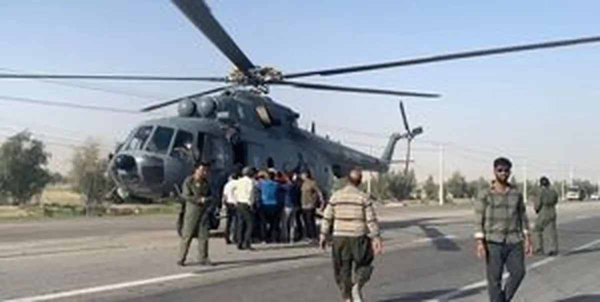 
بالگرد سپاه به داد مجروحان افغان رسید
