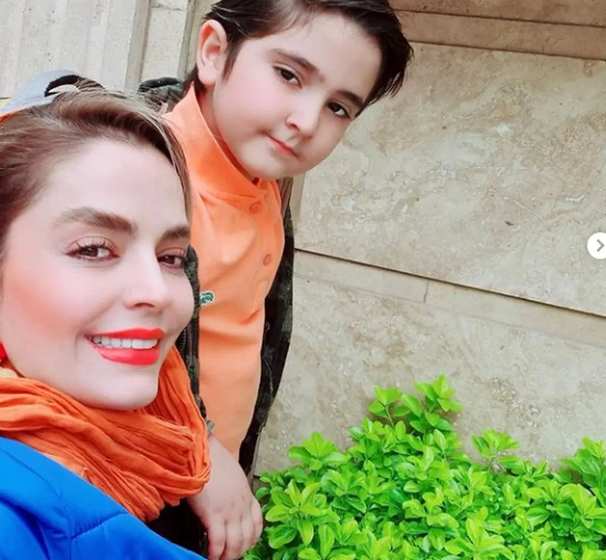 جوجه بازی پسر تپلی سپیده خداوردی /عکس