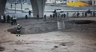 حادثه در خط دو مترو اصفهان/ تونل ریزش کرد
