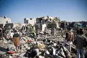 تعداد قربانیان بمباران اردوگاه آوارگان یمنی 