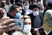 سلفی بانوی عشایر با رئیسی+عکس