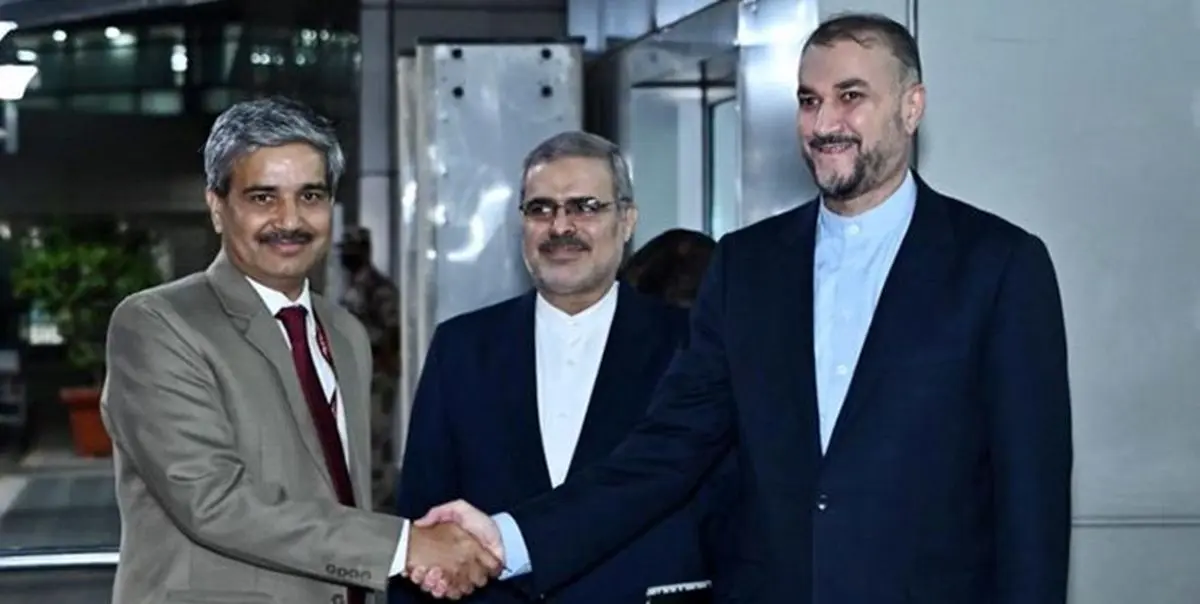 امیرعبداللهیان وارد هند شد