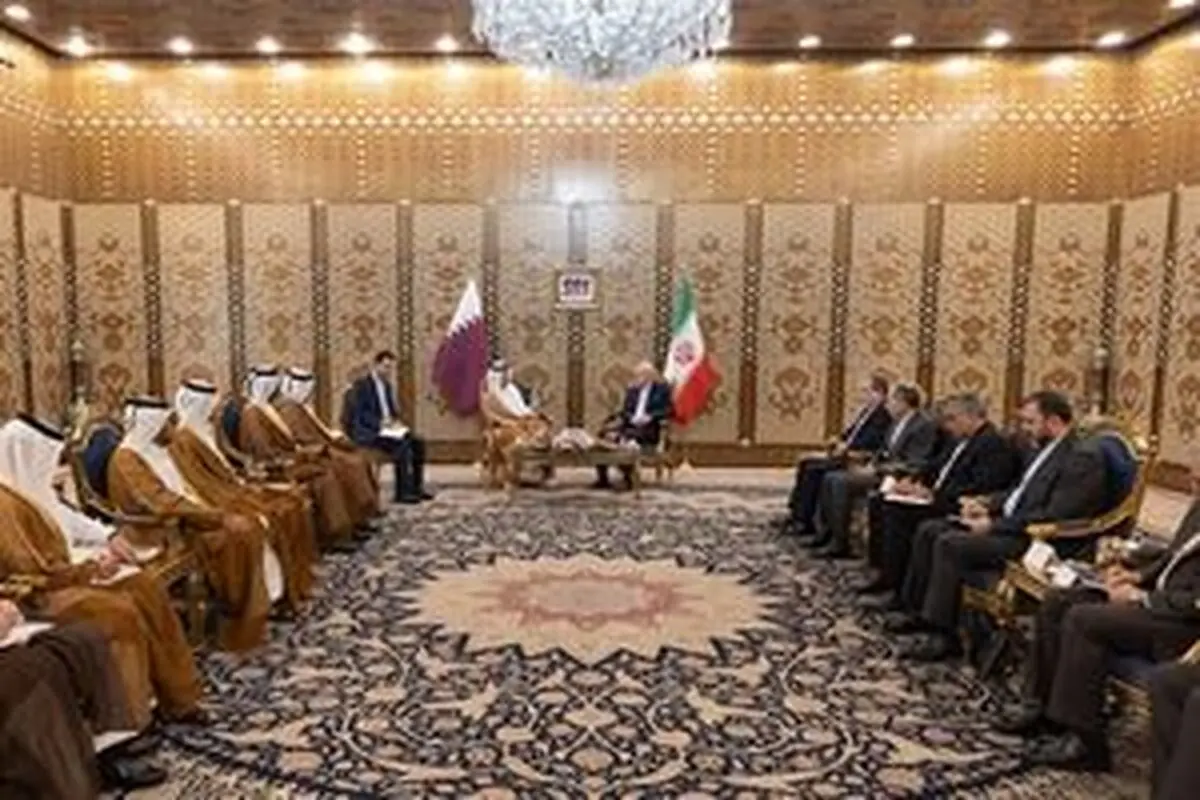دیدار وزیر خارجه قطر با قالیباف