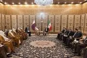 دیدار وزیر خارجه قطر با قالیباف