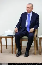 دیدار رئیس‌جمهور ترکیه با رهبر معظم انقلاب/گزارش تصویری
