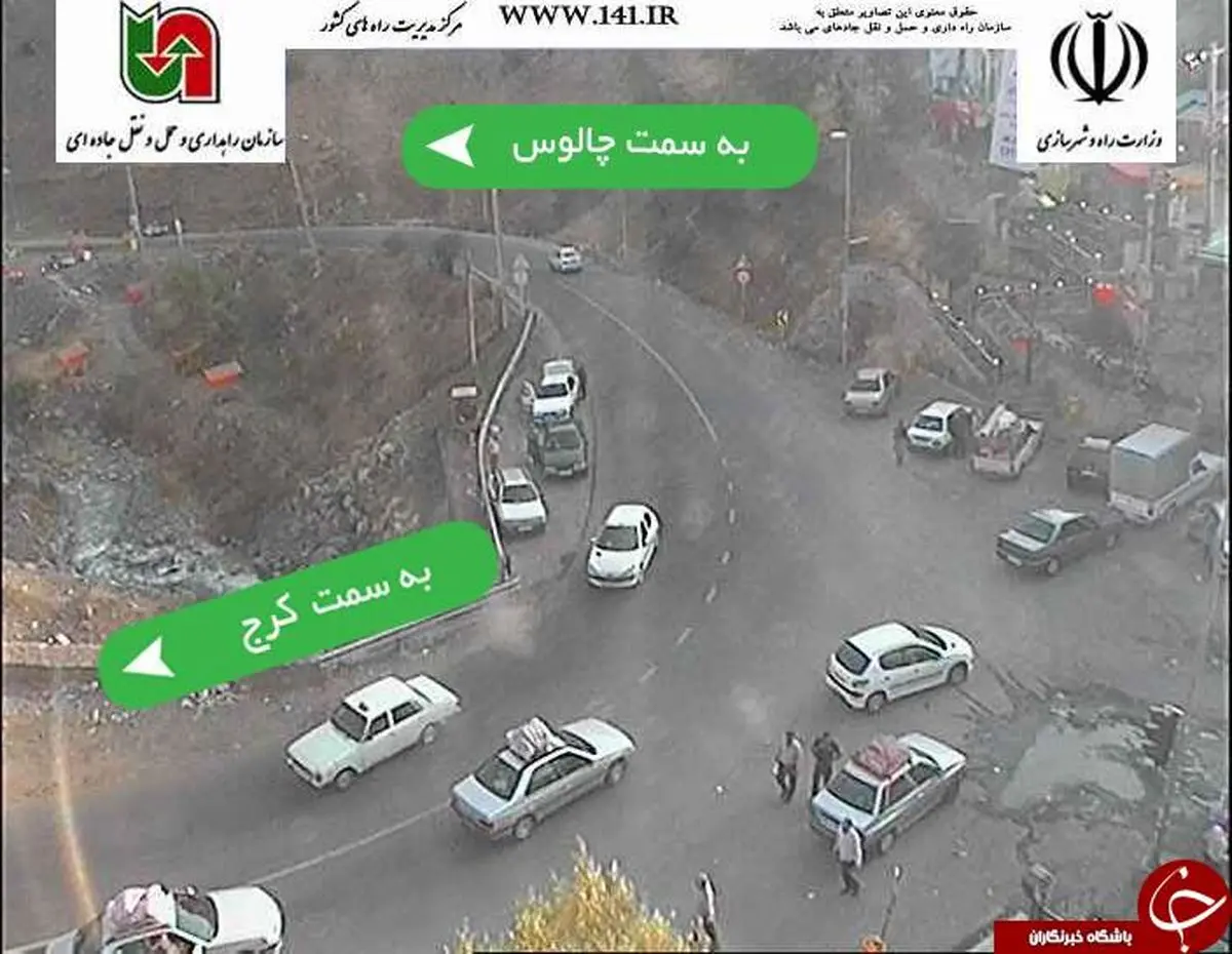 ترافیک روان درجاده های ارتباطی مازندران+تصویر