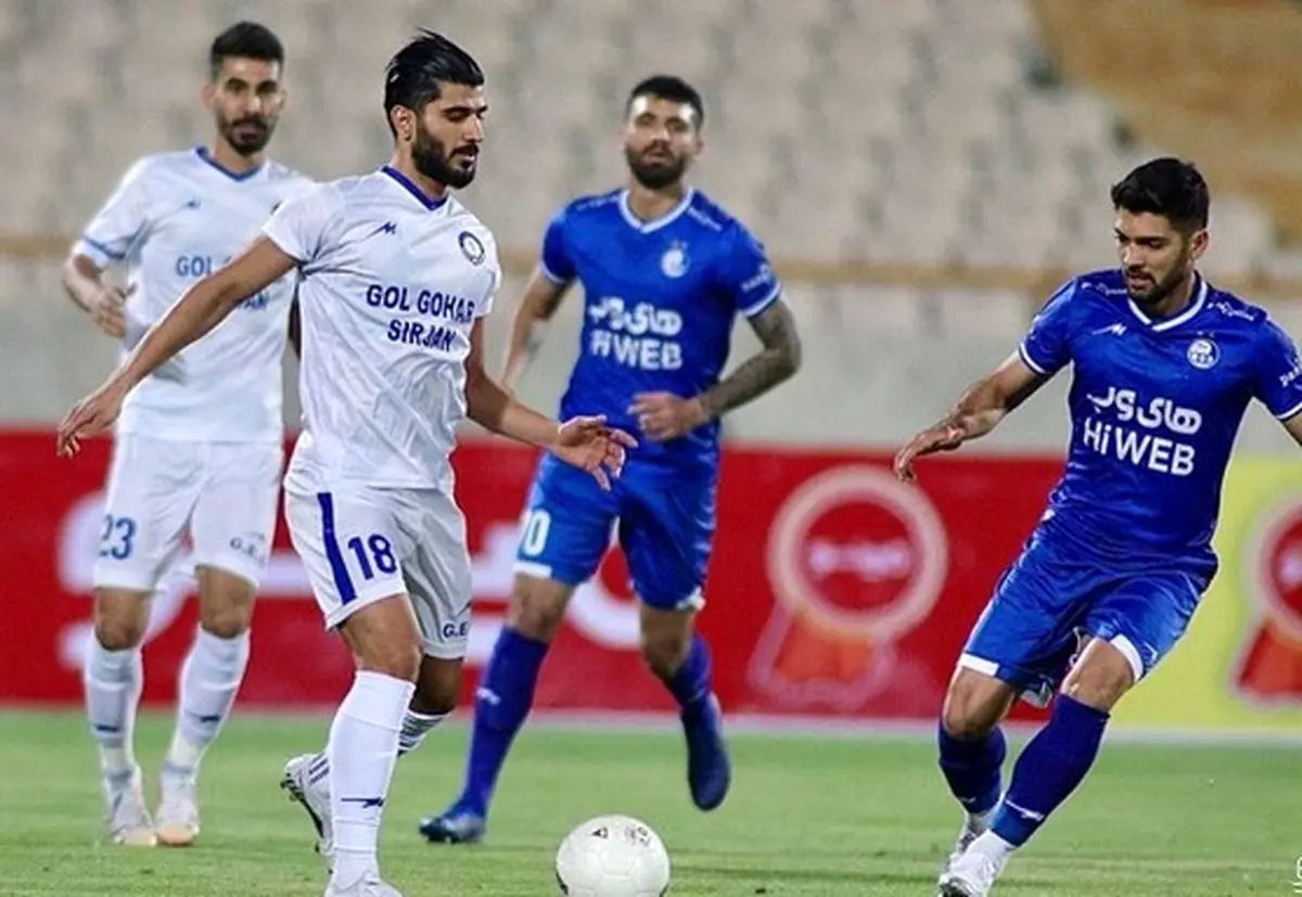 ساعت بازی استقلال و گل گهر سیرجان