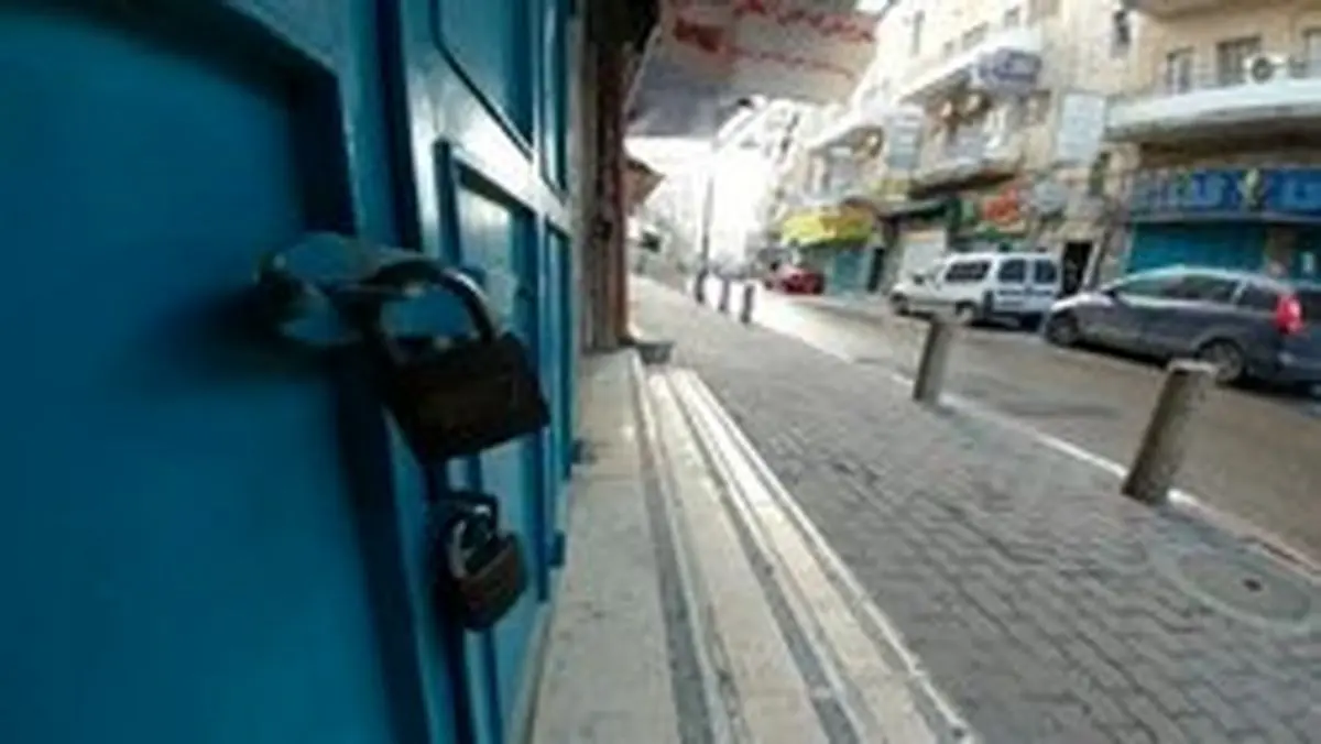 اعتصاب در فلسطین جهت عزاداری برای شهدای غزه