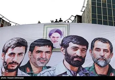 رونمایی از دیوارنگار سپاه محمد رسول الله (ص)/گزارش تصویری