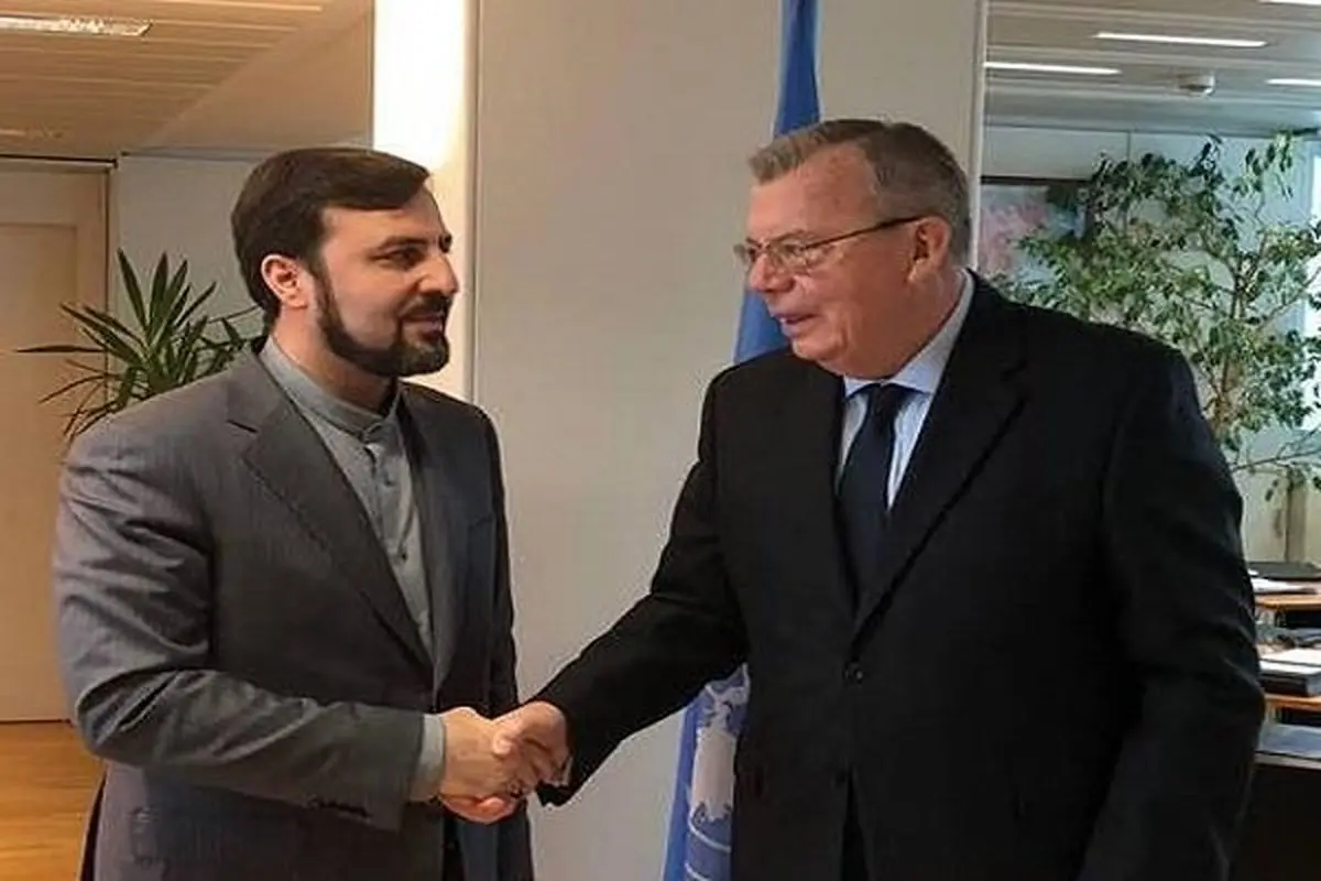 دیدار غریبآبادی با مقام سازمان ملل