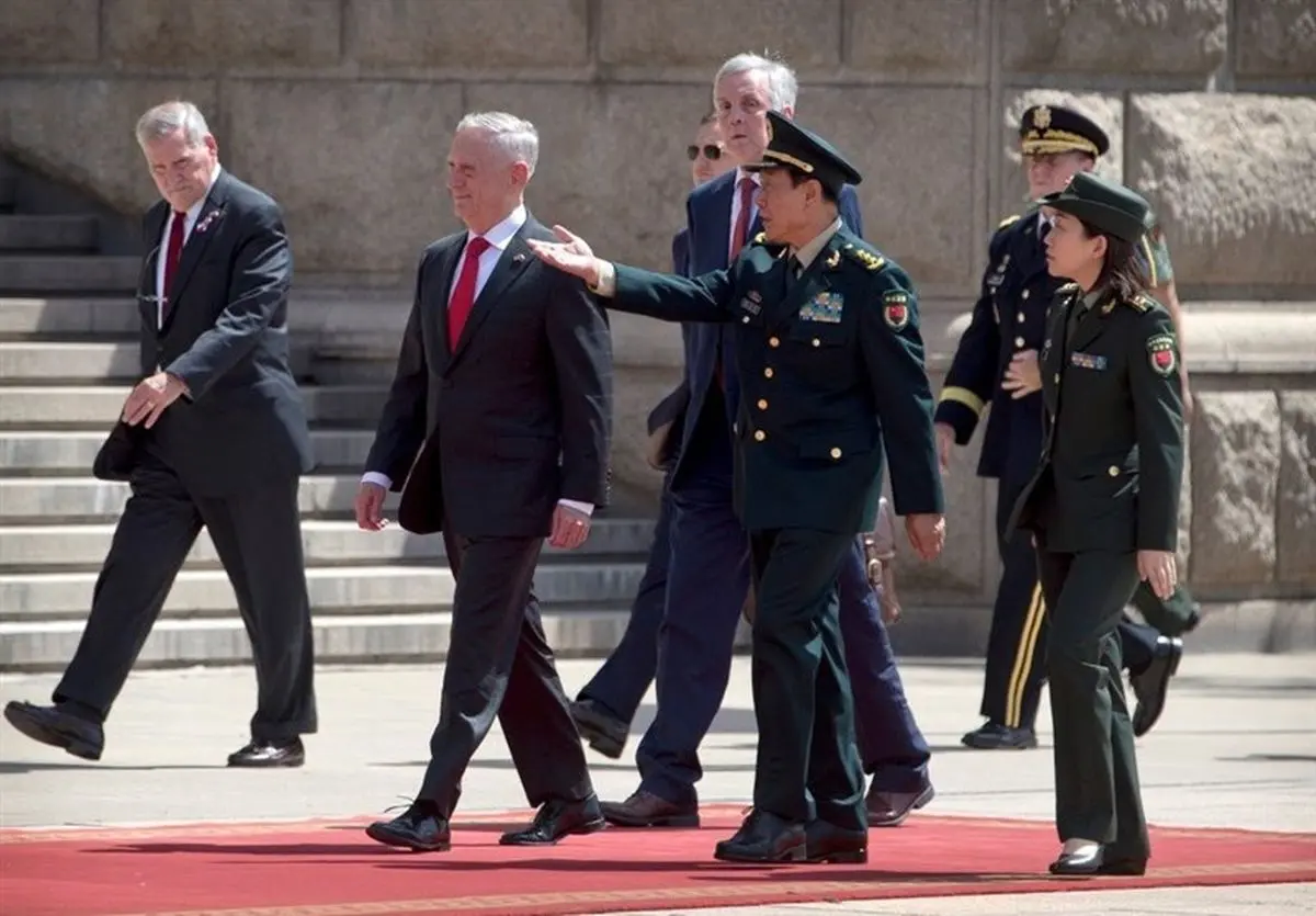 جلسه امنیتی چین و وزیر دفاع آمریکا لغو شد