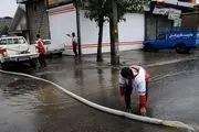 وقوع آبگرفتگی در ۵ نقطه شهر تهران