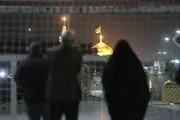 حال و هوای حرم رضوی در اولین شب رمضان/ گزارش تصویری
