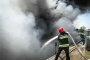  آتش‌سوزی در عنبرآباد کرمان مهار شد 