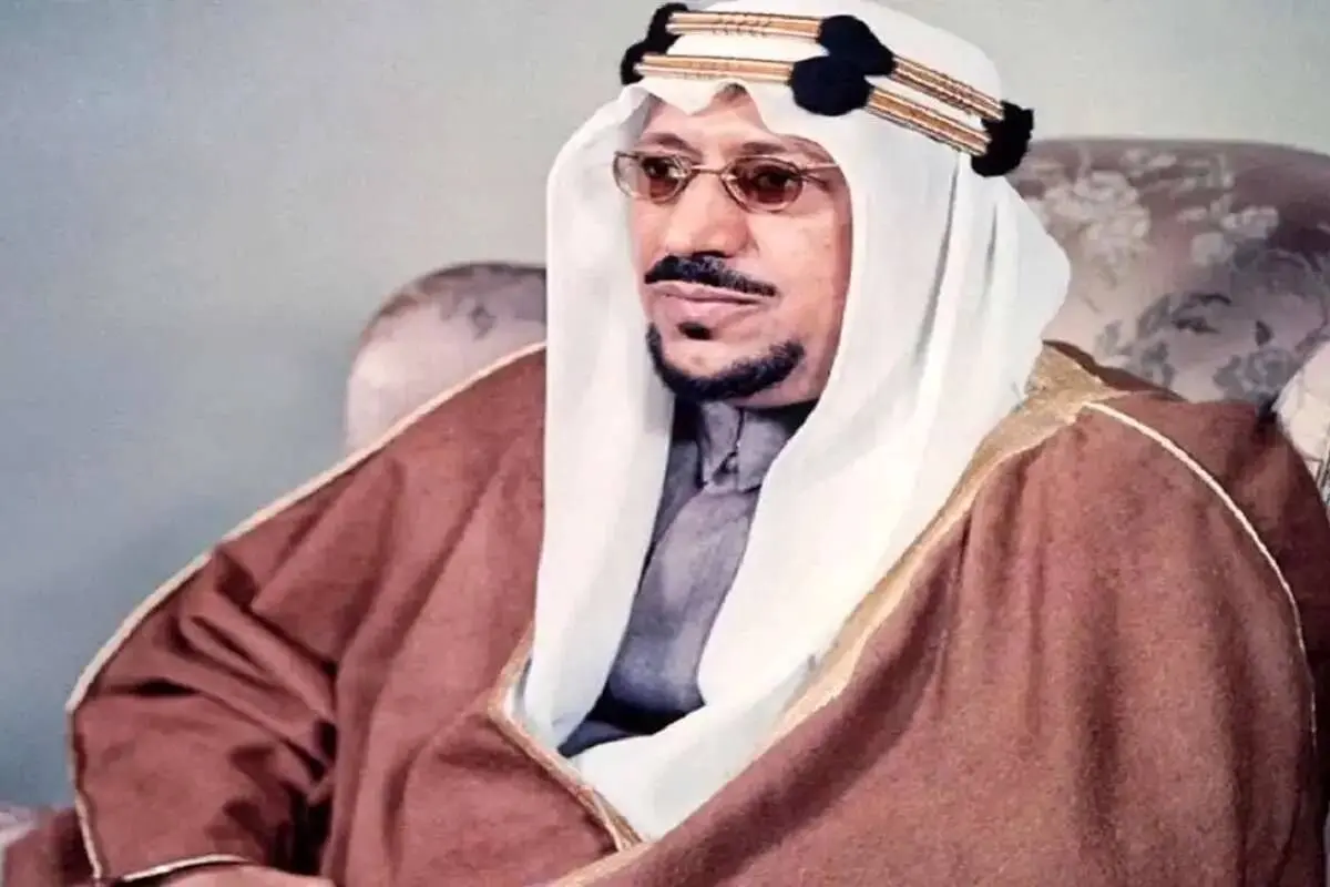 ملک سعود، پادشاه دوم عربستان در کاخ الیزه در پاریس