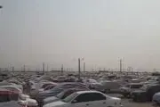 وضعیت پارکینگ بزرگ اربعین در مهران + فیلم