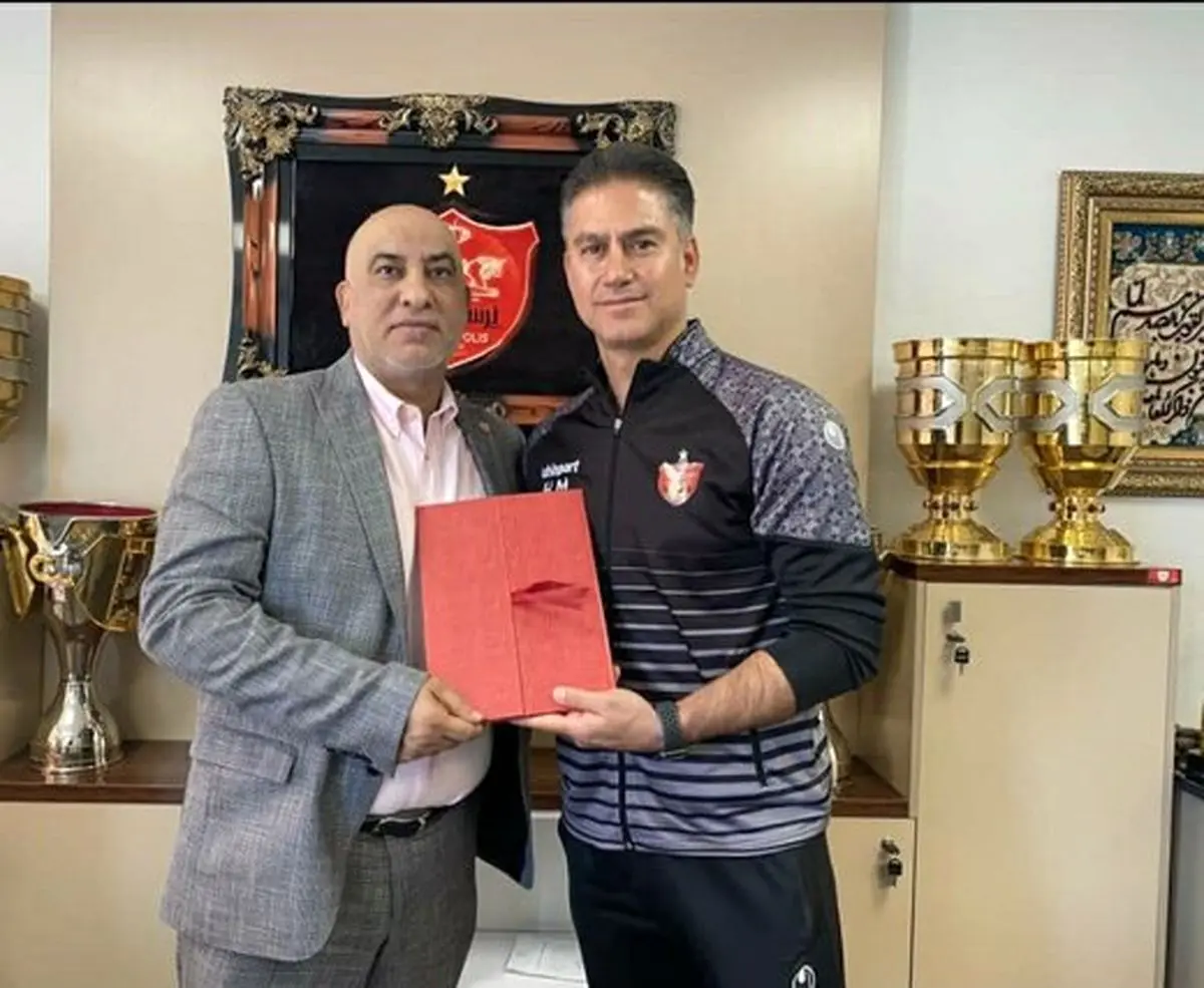 تمدید قرارداد مغز متفکر نیمکت پرسپولیس+ عکس