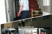 بالابری که بلای جان مرد کاشانی شد + عکس
