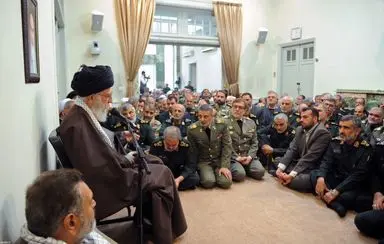 دیدار عیدانه رهبری با نیروهای مسلح