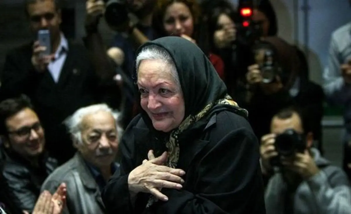 حضور شهلا ریاحی پس از سالها در یک جشن هنری