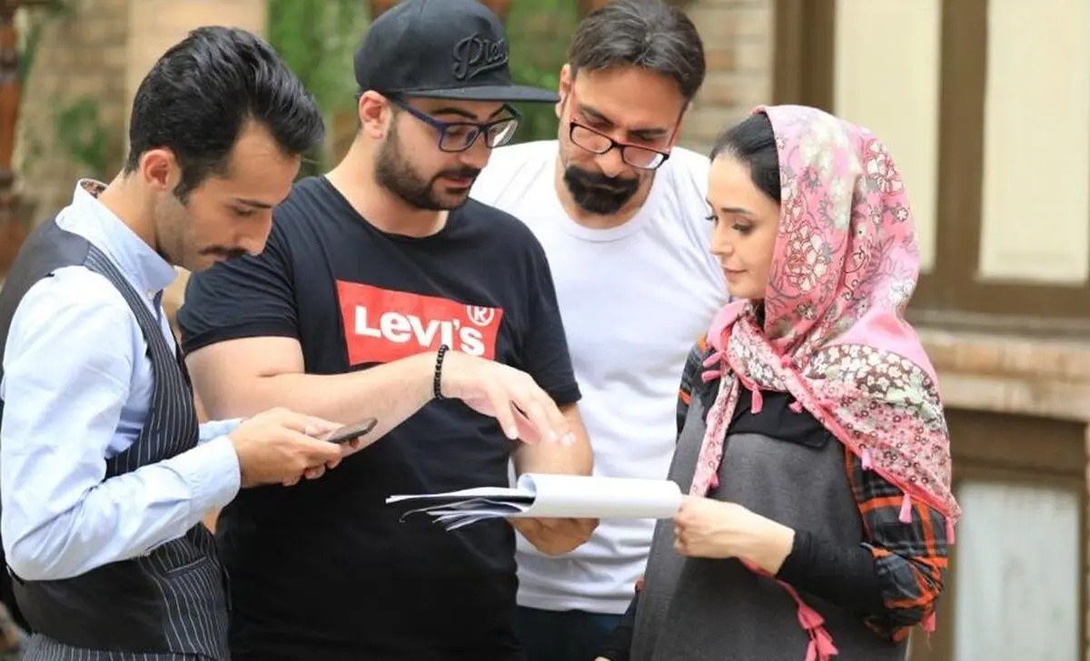 فریبا نادری با لباس عروس در کنار نیما شاهرخ شاهی/عکس