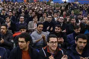 حضور سران قوا و چهره های سیاسی در دانشگاه تهران همزمان با روز دانشجو