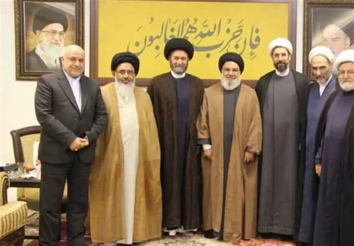 دیدار تعدادی از علمای ایرانی با سید حسن نصرالله