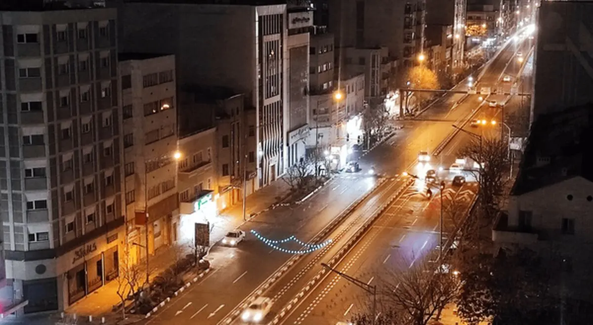 آخرین وضعیت خیابان‌های تهران در شامگاه دوشنبه