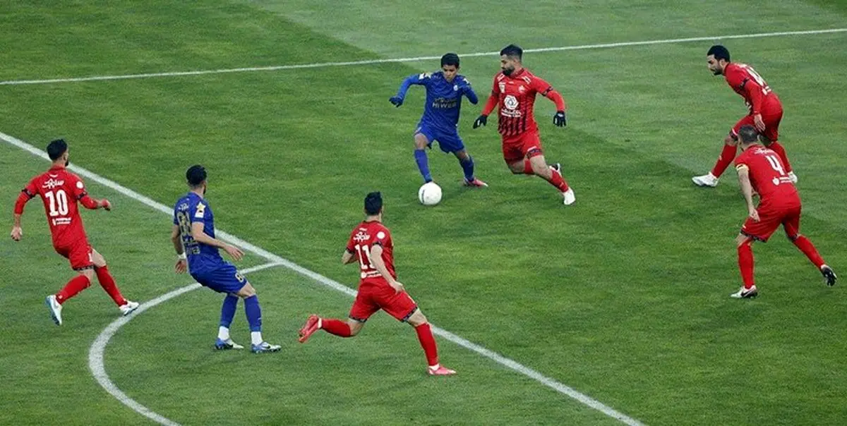گل اول پرسپولیس به استقلال توسط مهدی عبدی+ فیلم