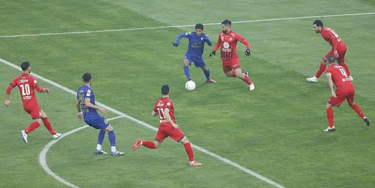 گل اول پرسپولیس به استقلال  توسط مهدی عبدی+ فیلم