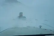 بارش برف و کولاک شدید در گرنه الماس خلخال