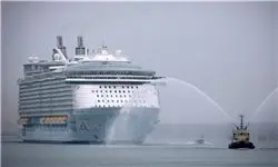 بزرگ‌ترین کشتی مسافربری جهان را ببینید +تصاویر