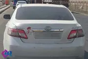 عکس صدام پشت خودروی سعودی
