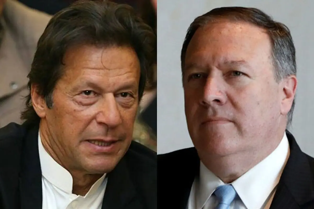 دیدار پمپئو با نخستوزیر جدید پاکستان