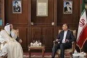 پیام وزیر خارجه قطر به امیرعبداللهیان