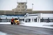 لغو پروازهای فرودگاه اردبیل به علت بارش برف
