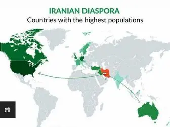 ایرانی‌های مقیم خارج از کشور کجا زندگی می‌کنند؟