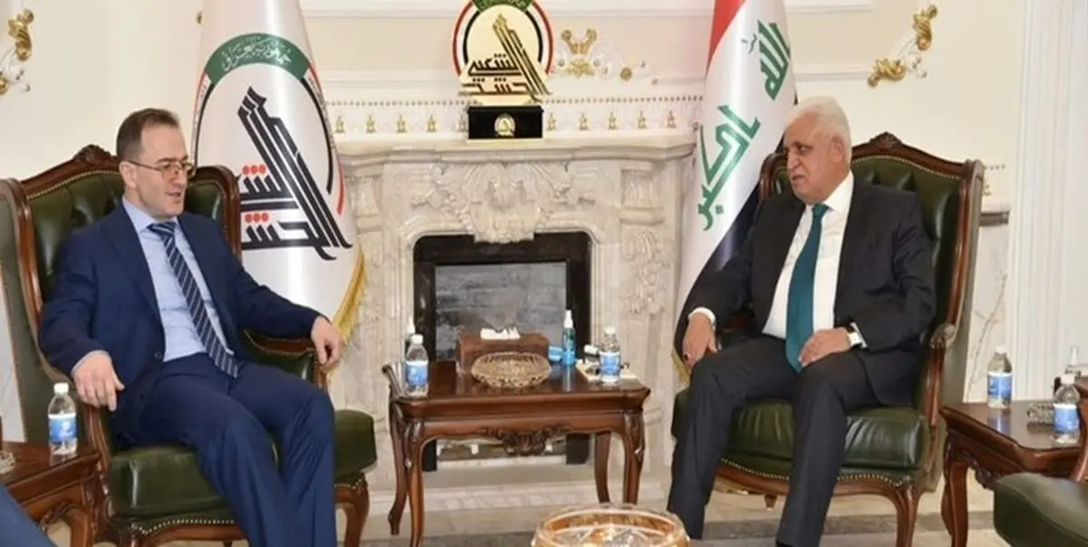 دیدار سفیر روسیه با رئیس سازمان الحشد الشعبی 