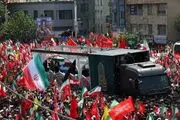 تشییع رهبر ایران، یک رکورد تاریخی است