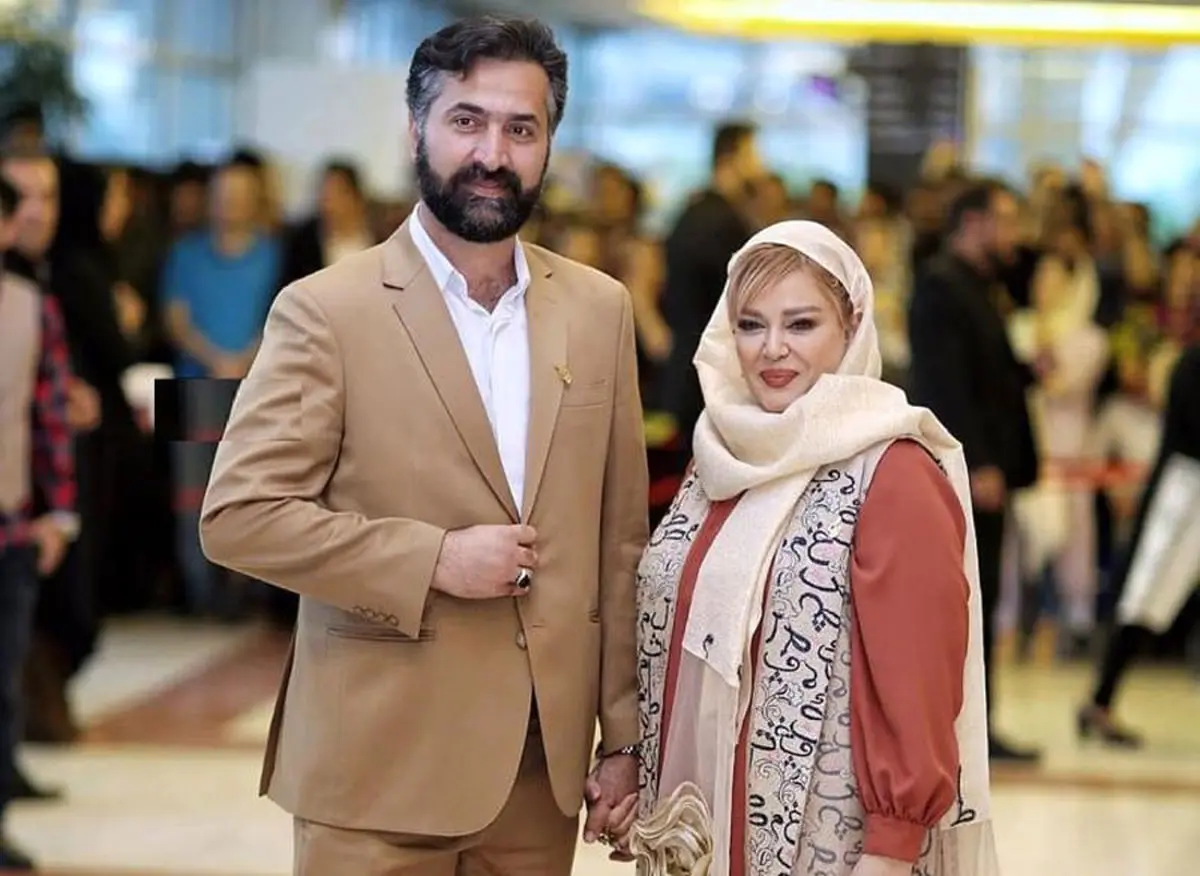 کیک متفاوت بهاره رهنما و همسرش+عکس