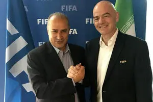 پیام تبریک رئیس فیفا به تاج