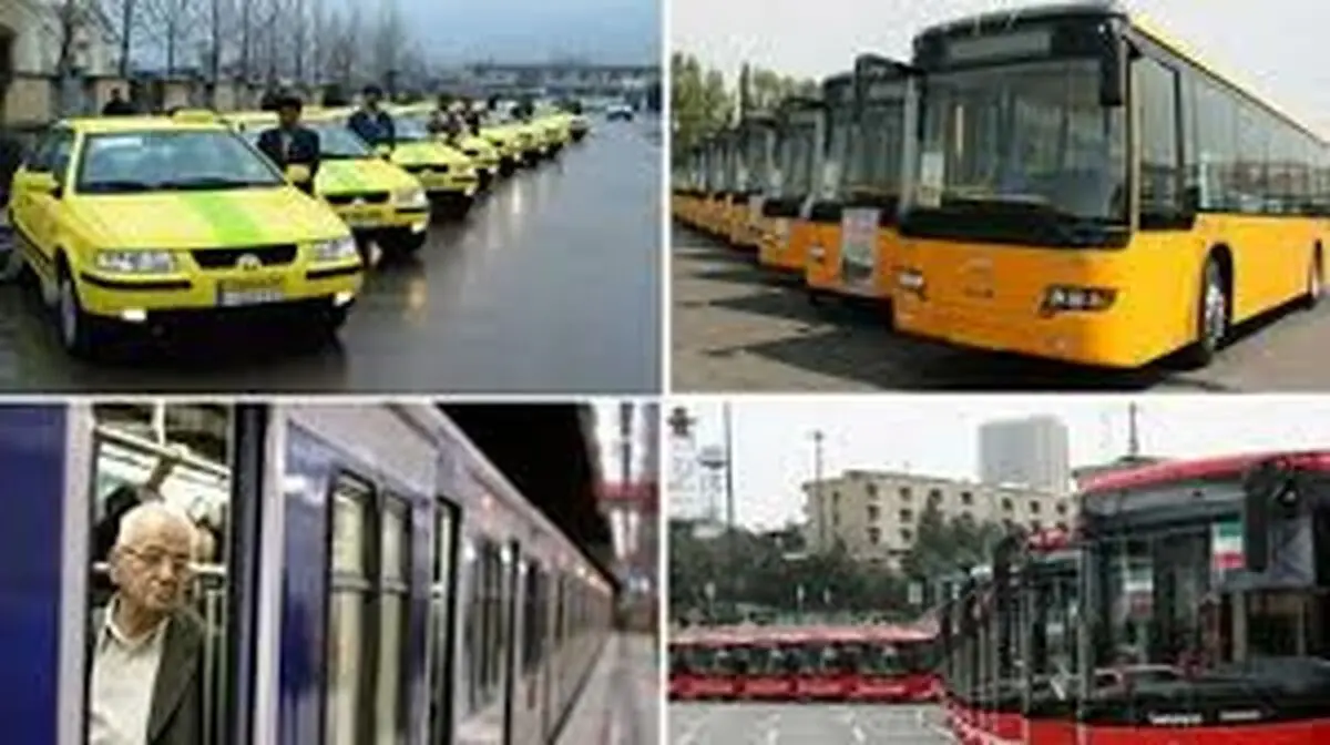  جدول کامل افزایش کرایه تاکسی، اتوبوس و مترو از اردیبهشت ۱۴۰۴